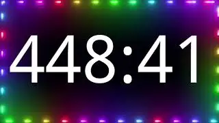 7 Hours 30 Minutes Timer ⏳ | 450 Minute Countdown for Study, Sleep & Focus