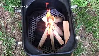 Cooking Beef Steak on AMAZING Portable Camping Stove - VidaLibre Stove - Take you Kitchen with You!