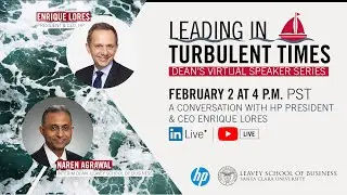 Leading in Turbulent Times: Conversation with HP's Enrique Lores