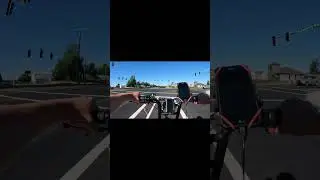 Close Call With A Truck! #bike #ebike #truck #car #road #shorts #fyp