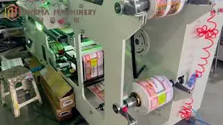 Chema Brand CMRY 3 colors Label Flexo Printing Machine On Hot Selling