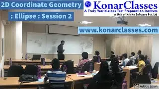 www.konarclasses.com : 2D-Coordinates-Geometry - Ellipse Session-2