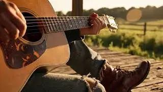 Slow Mornings on the Rustic Ranch 🍂 Gentle Acoustic Country for Quiet Moments