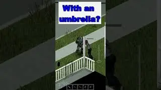 Bro is Out Here Killing Zombies with an Umbrella