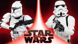 Clone Troopers VS Imperial Stormtroopers | Star Wars VS