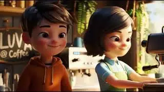 ☕ Luv @ Coffee | Episode 1 | 3D Animated Coffee Shop Love Story | Meet Anaya & Aarav 💖