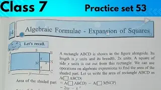 Class 7 th math chapter no 14 practice set 53 Maharashtra board  #class 7 #math #easy
