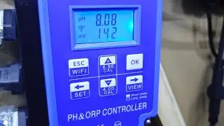 PH 803w  configurando o Limite acionamento ORP e PH