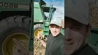 when to tighten concave on combine #farming #johndeere #combine #corn #fieldwork