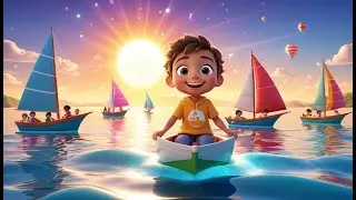 Ten Little Ships Sailing the Sea | Fun Kids Song | Playful Counting Nursery Rhyme
