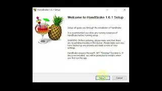 How to install handbrake on windows