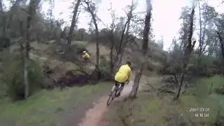 Rainy FB Trail Cross Ride