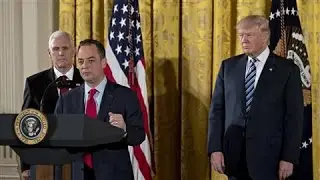 Donald Trump Swears in Senior White House Staff