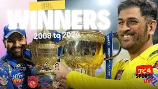 IPL Winners List (2008-2024) 🏆 | All Winning Teams & Captains | IPL History & Records..