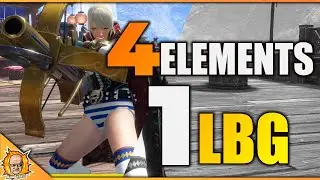 SUNBREAK ALATREON ELEMENTAL LIGHTBOWGUN SET