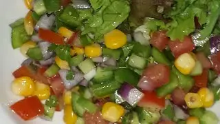 American corn salad receipe home made (American style )🥗🥗🥗
