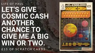 New &pound;3 lottery scratch cards.5 new Cosmic Cash Lotto Scratch Tickets. They're out of this world!