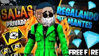 SALAS POR DIAMANTES Y PASE BOOYAH 💎 FREE FIRE EN VIVO 🔥 PREMIOS POR VER EL DIRECTO 💎