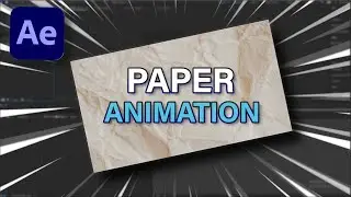 background paper animation effect in after effects (easy)