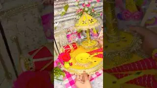 DIY haldi plate #diy #shorts #ilma.dreamcraft #haldiceremony #haldiplatter