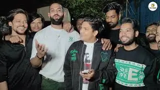 Munawar Faruqui Reaction Fans Club Pahoche Bigg Boss 17 Grand Finale Ke Set Par