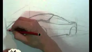 como dibujar un auto