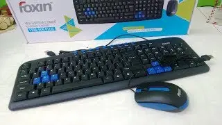 Budget Mouse & Keyboard (Foxin FKM) Unboxing & Testing