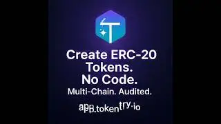 Want to create your token? It's free on tokentry.io  #erc20 #Tokentry  #CryptoTools #DeFi #Web3