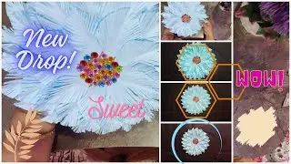 ✨ Luxury Wall Decor DIY | Stunning Cardboard & Paper Craft Idea | How to decor wall with cardboard