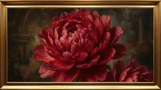 Luxury Library Vintage Oil Painting | TV Art Screensaver for Home Decor | 2 HOUR 4K