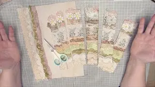 JunkJournal Spitzenb&auml;nder ohne N&auml;hen Tutorial
