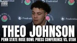 Тео Джонсон из Penn State рассказывает о будущем Penn State, матче Rose Bowl против Utah и сезоне...