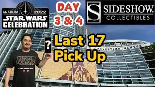 Star Wars Celebration 2022 Pick ups | Vintage Last 17 figure | Sideshow Collectibles toy hunt