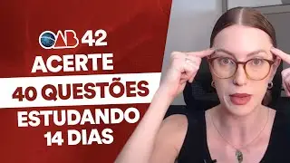 Plano de Estudos de 2 semanas para passar na 1ª fase da OAB