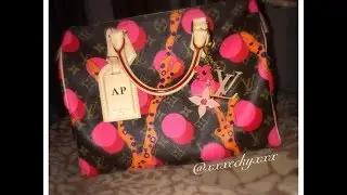 Обзор: Louis Vuitton Ramages Speedy 30 LE, лето 2015