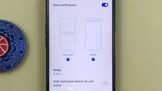 How to turn on/off message app banner notifications on Realme 9i Android 12