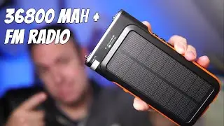 Solar Power Bank Review - Emergency Radio with Wireless Charger