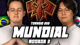 WARCRAFT 3 REFORGED: PaTo e LawLiet vs. unHit e Blockkopf | 2v2 WC3 Mundial Raraland Rodada 3