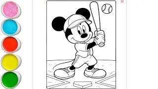 How to draw Mickey mouse , Mickey mouse clubhouse,Disney junior Mickey @disneyjunior #23