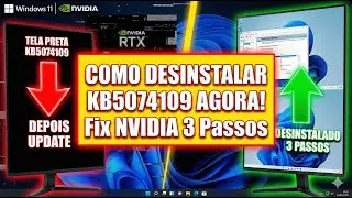🚨 HOW TO UNINSTALL KB5074109 Windows 11 NOW! (NVIDIA Black Screen Fix 3 Steps)