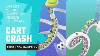 Cart Crash 🎢😎😂🤮 All Levels Gameplay Android iOS | Hyper Casual Games