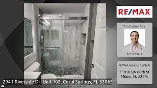 2941 Riverside Dr, Unit 102, Coral Springs, FL 33065