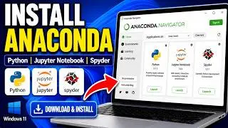 How To Download & Install Anaconda Navigator Python, Jupyter Notebook, Spyder