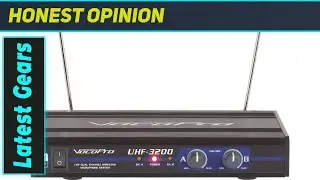 VocoPro UHF-3205-9: лучшая перезаряжаемая беспроводная микрофонная система!