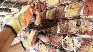 Repairing Structural Masonry Cracks with Helical Bars & Structural Lime Mortar