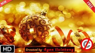 39, Free Christmas Loop Background Video HD No Copyright / Christmas Candle / Christmas video clip