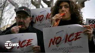 BREAKING: &lsquo;ICE OUT&rsquo; Protests Rock Milan Ahead of Winter Olympics | AC15
