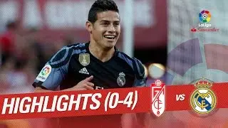 Resumen de Granada CF vs Real Madrid (0-4)