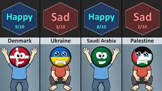 Happy Country vs Sad Country