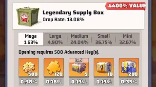Last War: Must See! I got 500 drone parts in Summoned Supply. Watch how!